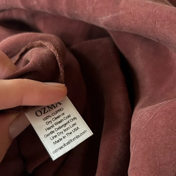 Ozma Cupro Anaise Slip Dress in Adobe - Picture 12 of 13